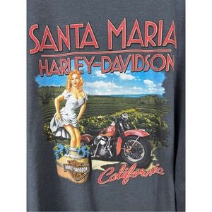 Harley-Davidson Santa Maria California Long Sleeve T-Shirt 2XL Biker